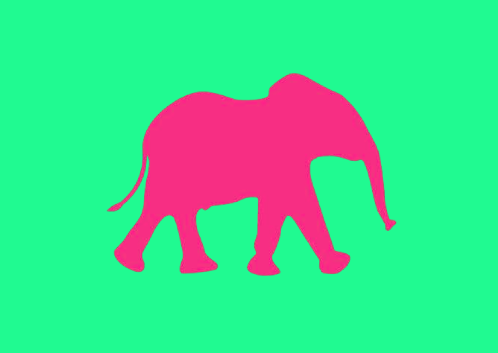 Andy Warhol Marilyn Monroe effect on Elephant logo