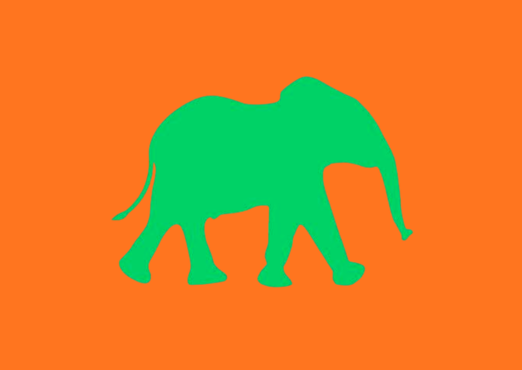 Andy Warhol Marilyn Monroe effect on Elephant logo